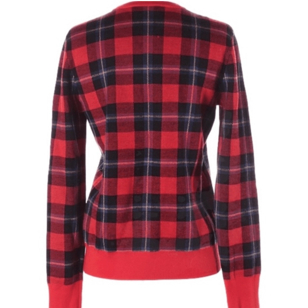 New without tags Equipment wool plaid jacquard tartan holiday crew neck sweater - Picture 7 of 7